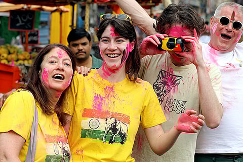 Holi celebrations in Hyderabad
