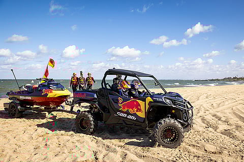 Max Verstappen and Sergio Pérez