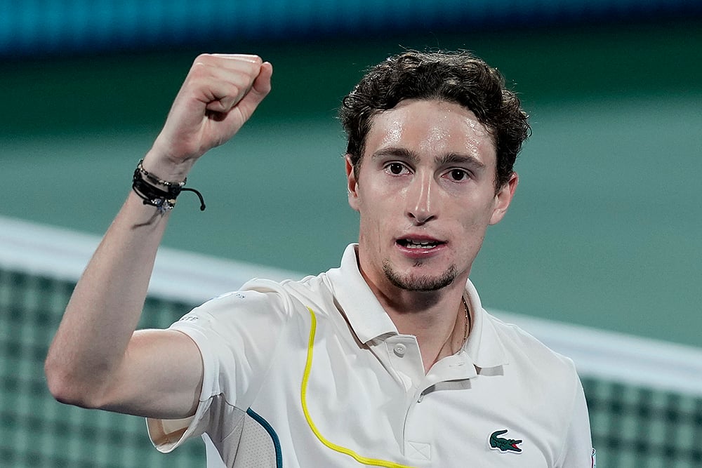 | Photo: AP/Kamran Jebreili : Dubai Tennis Championships Semis: Daniil Medvedev vs Ugo Humbert