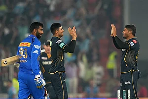 | Photo: PTI/Kunal Patil : IPL 224: Gujarat Titans vs Mumbai Indians