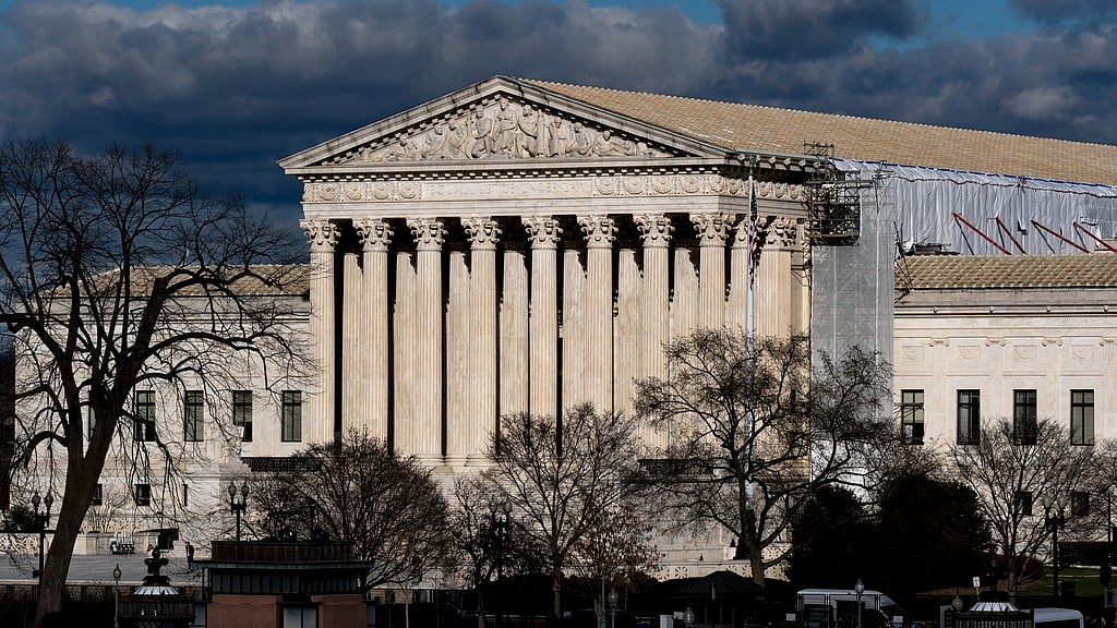 The Supreme Court is hearing arguments Tuesday, March 26, 2024, in its first abortion case since conservative justices overturned the constitutional right to an abortion two years ago. - AP