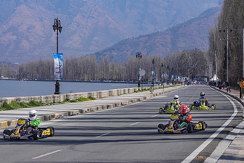 Formula 4 race in Srinagar