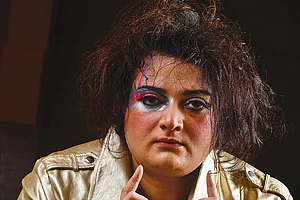 Photo: Suresh K. Pandey : An Endless Quest: The author at a fashion show