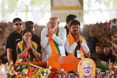 PM Modi''s rally in Shivamogga