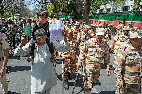 Hindu, Sikh refugees protest near Cong office in Delhi