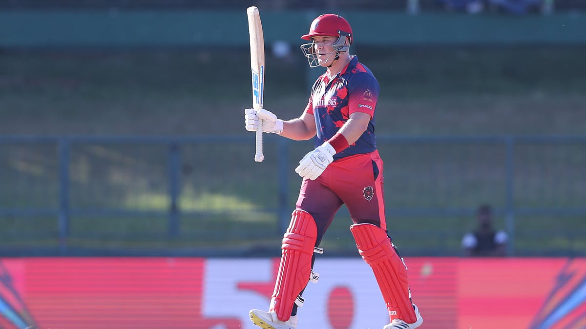 Legends Cricket Trophy : Morne van Wyk scored a blistering innings of 84 off just 44 balls.