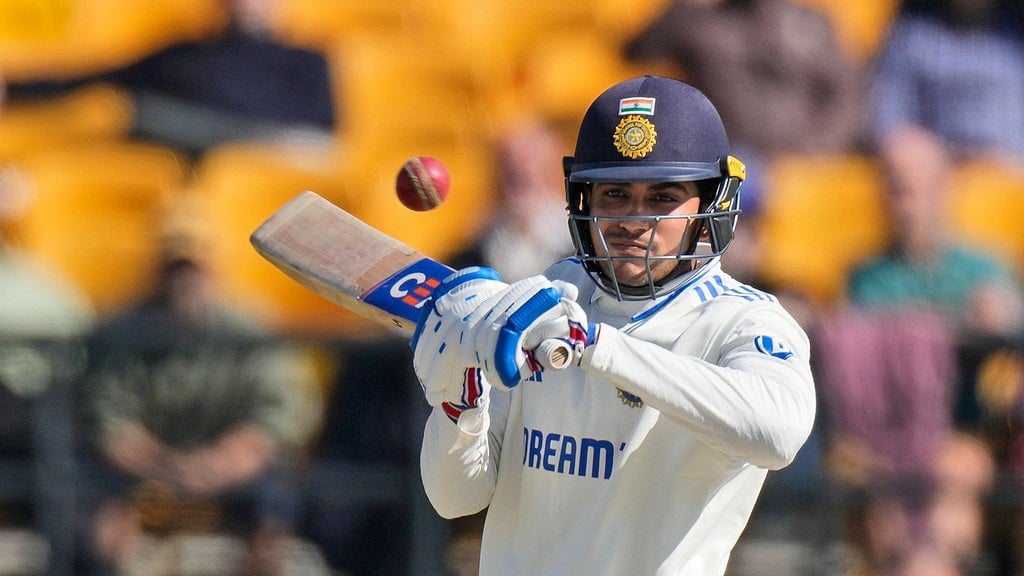 Shubman Gill during the India Vs England 2024 Test series