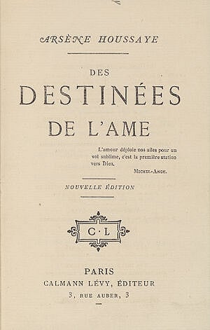 Harvard Library : Des Destinées de L'âme