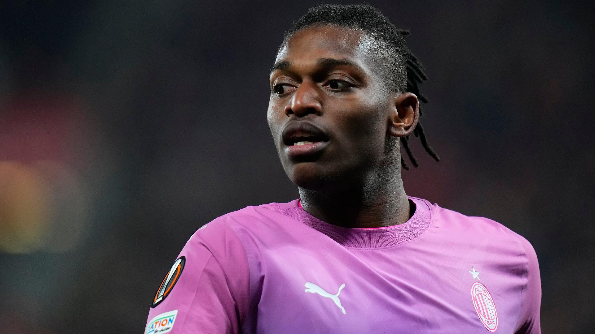 Rafael Leao starred in AC Milan’s Europa League win over Slavia Prague. - Petr David Josek/AP