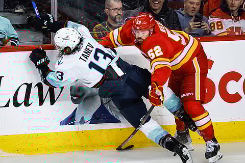 NHL 2023-24: Seattle Kraken vs Calgary Flames