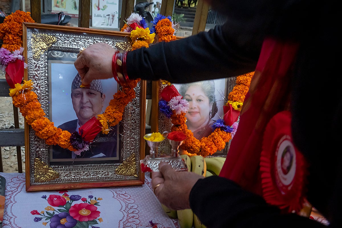 In Pics: Protests In Nepal Over Restoration Of Monarchy