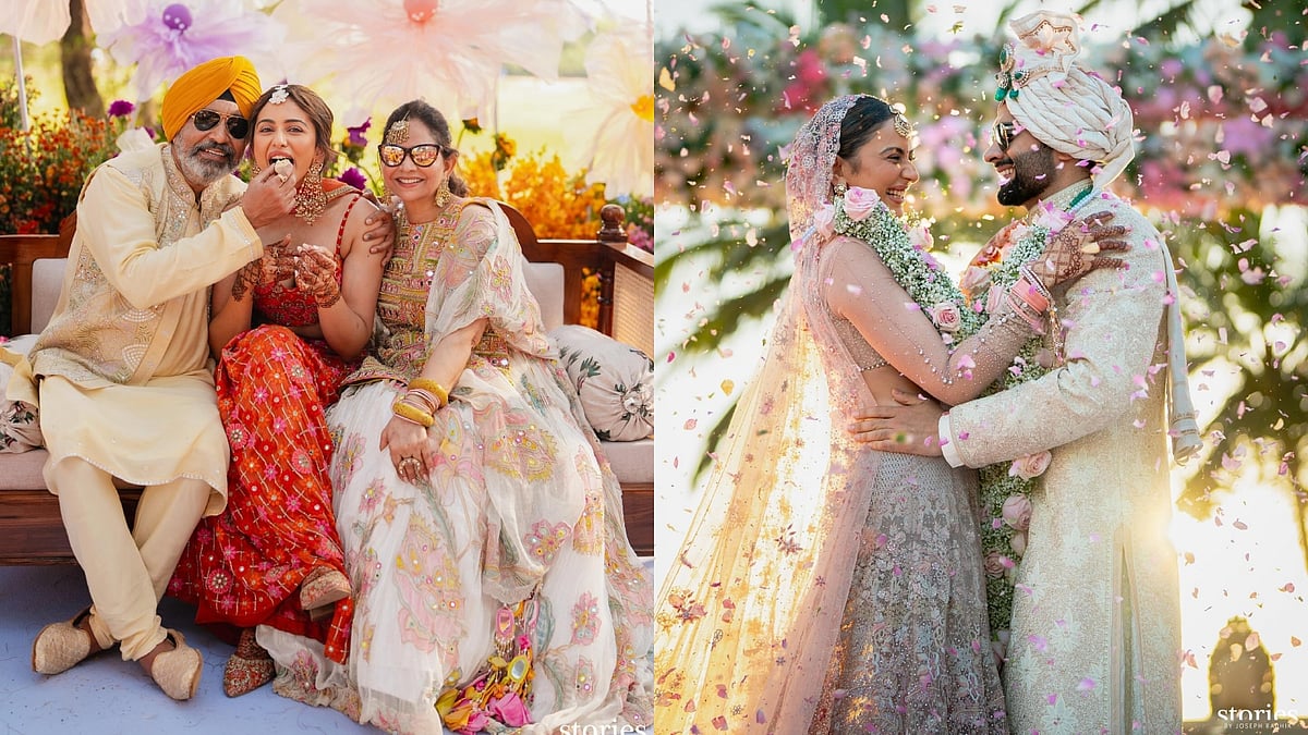 Instagram : Rakul Preet Singh and Jackky Bhagnani with her family