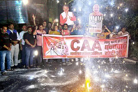 Celebrations after centre notified CAA rules