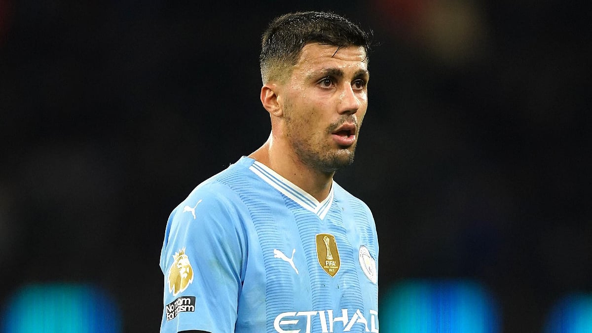 Rodri is embracing the challenge of securing a fourth successive Premier League title at Manchester City.
 - Martin Rickett/PA