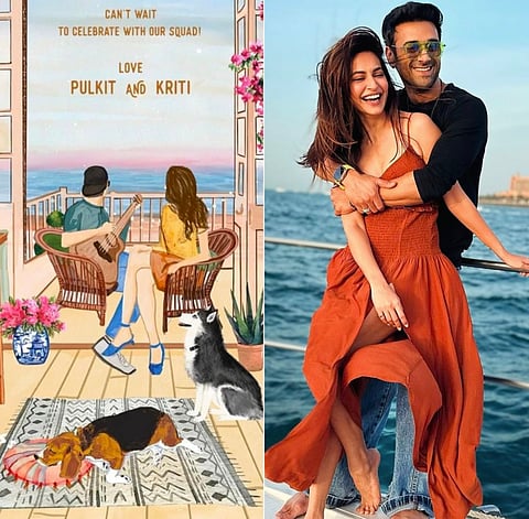 Pulkit Samrat and Kriti Kharbanda's wedding invite