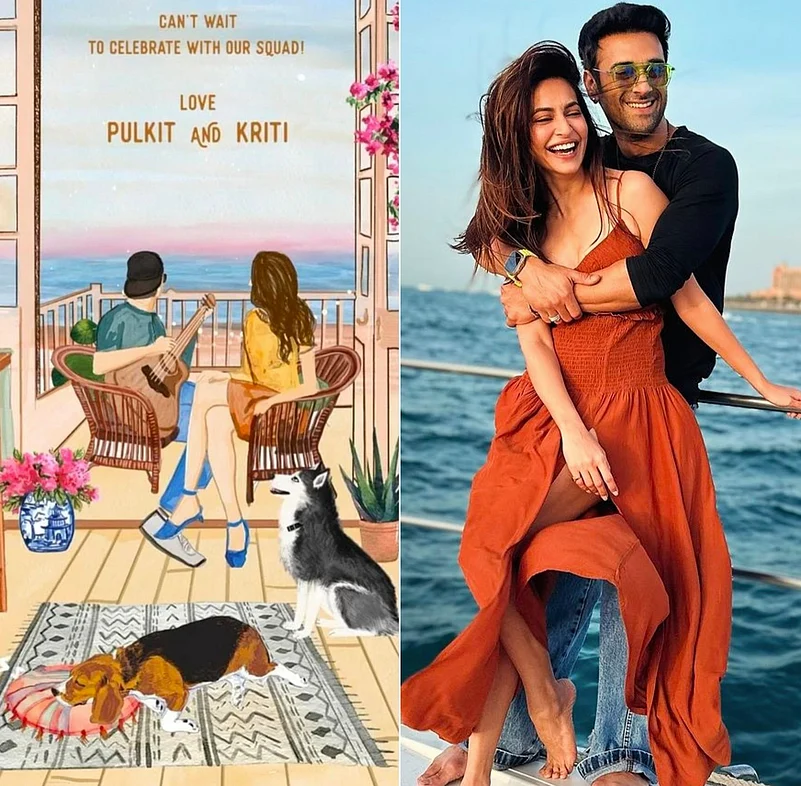 Pulkit Samrat and Kriti Kharbandas wedding invite