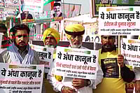 Photo: PTI : INDIA bloc''s Loktantra Bachao rally in Delhi