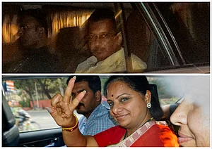 PTI/File : Delhi CM Arvind Kejriwal and BRS Leader K Kavitha have been arrested in connection with the excise policy case
