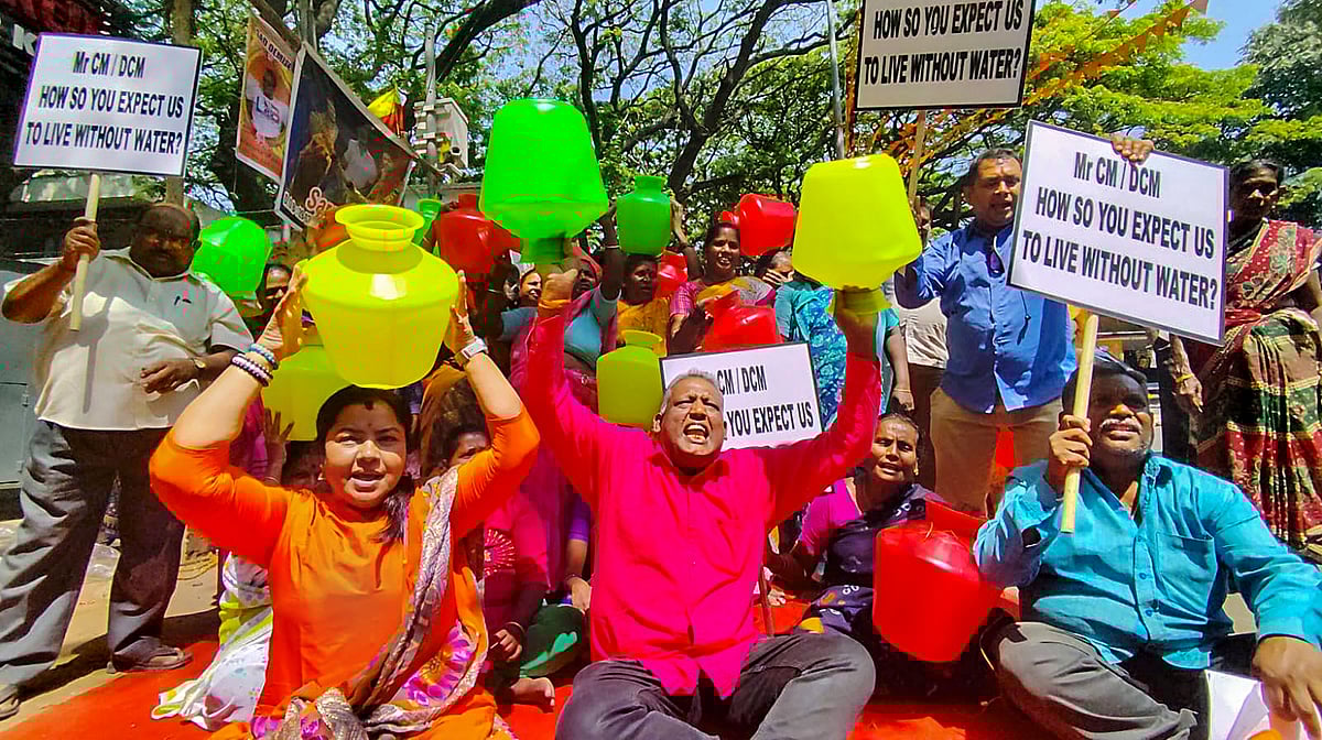 Representational Image  : Water crisis in Delhi |