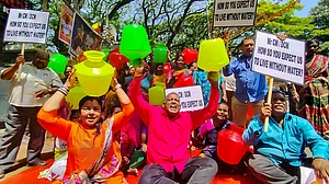 PTI : Water crisis in Bengaluru.