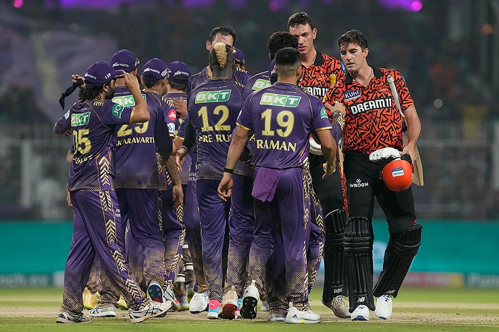 Photo: AP/Bikas Das : IPL 2024: KKR vs SRH