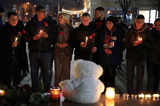 In Pictures: Mass Shooting At Moscow Concert Hall Leaves Over 100 Dead