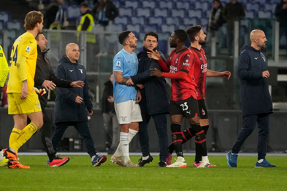 | Photo: AP/Gregorio Borgia : Serie A 2023-24: AC Milan vs Lazio