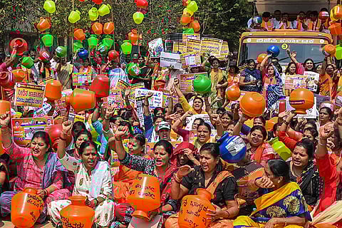 Protest over water crisis in Bengaluru