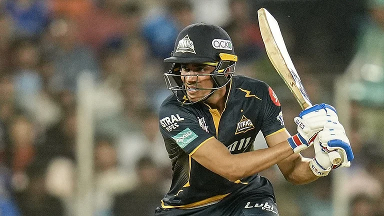 Gujarat Titans skipper Shubman Gill in action during Indian Premier League 2024. - X/Gujarat_Titans