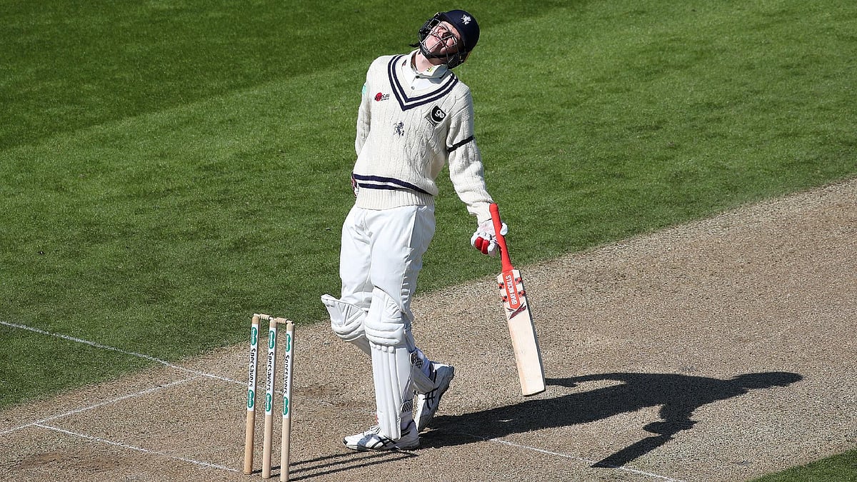 David Davies/PA : Zak Crawley made just five on his first appearance for Kent this season