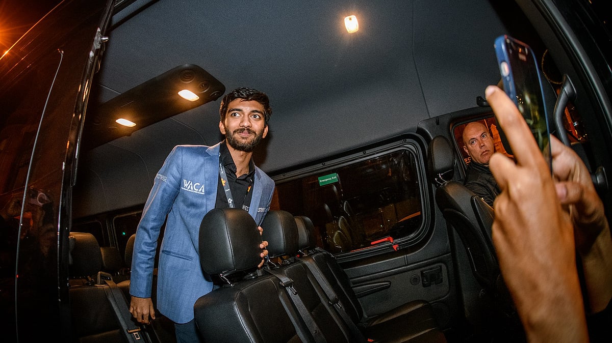 International Chess Federation/X : D Gukesh returns back to Chennai after Candidates win.