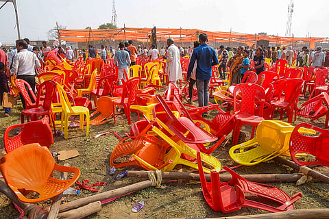 Yogi Adityanath's rally in Nawada