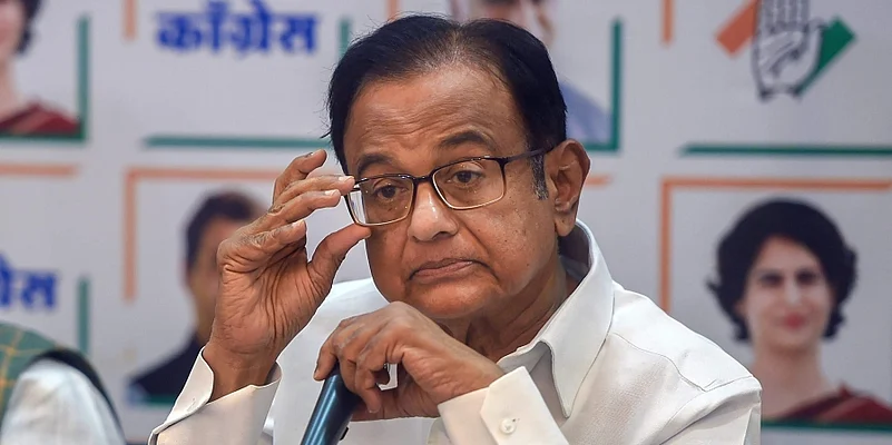 Congress leader P Chidambaram