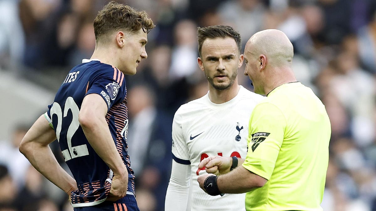 Nigel French/PA : Ryan Yates and James Maddison were involved in an off-the-ball incident. 