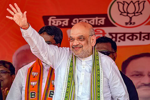 Amit Shah campaigns in Tripura