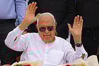 Photo: PTI : Farooq Abdullah