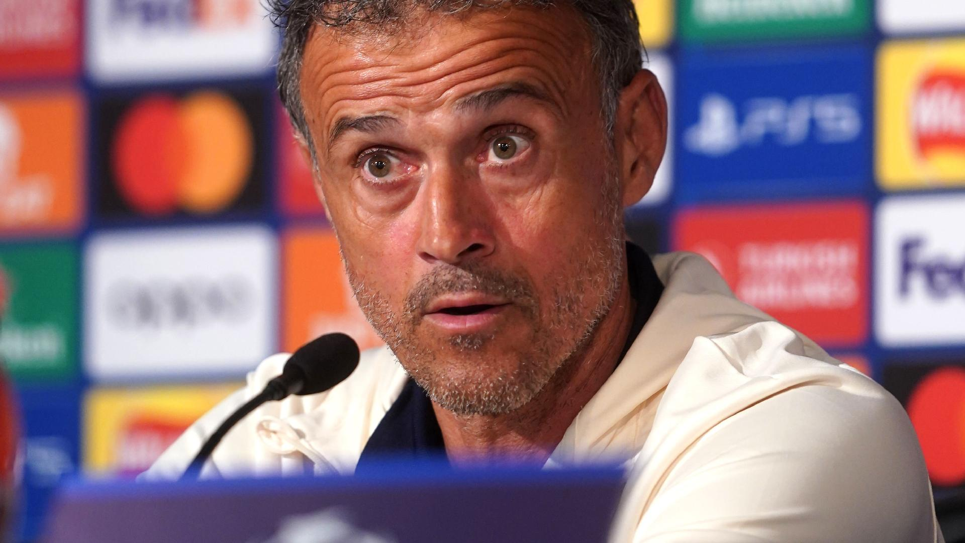 Owen Humphreys/PA : Paris St Germain manager Luis Enrique will head into Champions League battle with former club Barcelona.