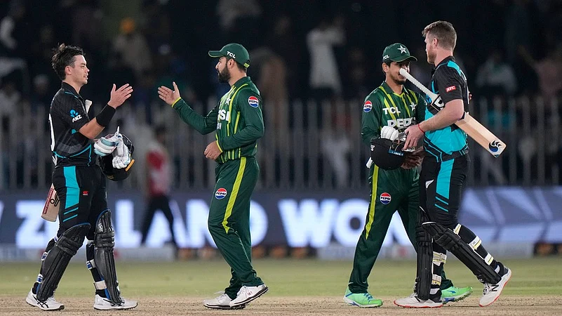 Pakistan vs New Zealand T20I series, April 2024, AP photo