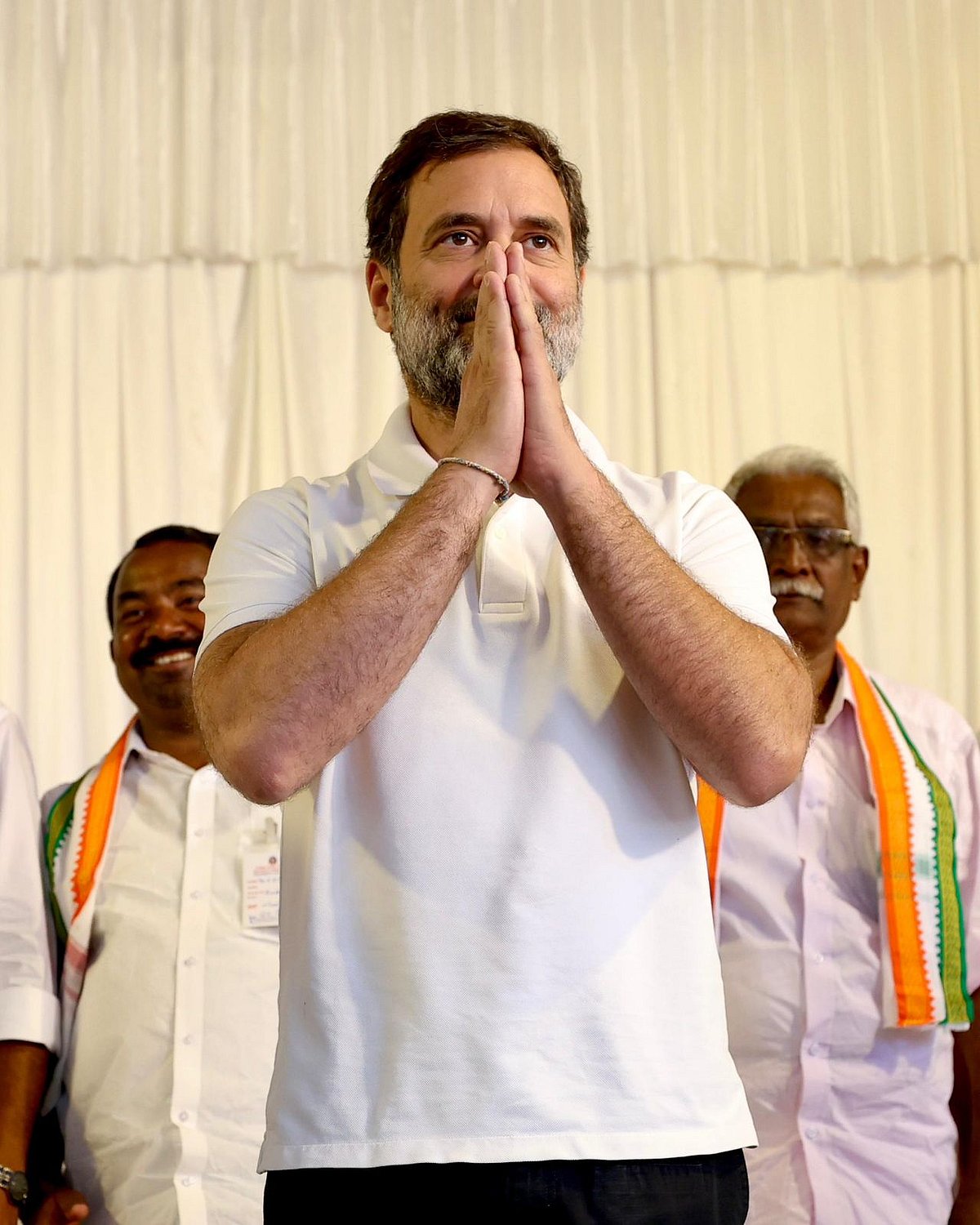 X/@INCIndia : Rahul Gandhi takes out massive roadshow for upcoming LS Polls