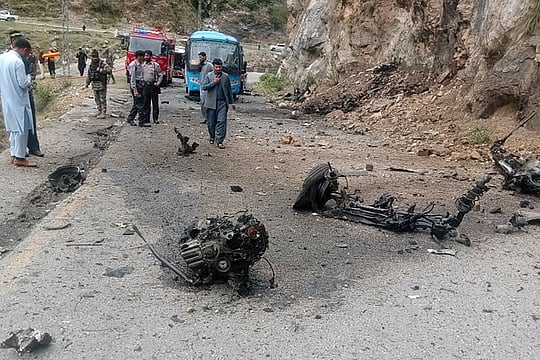 Motorcycle Bomb Kills 2 In Pakistan's Restive Southwest

