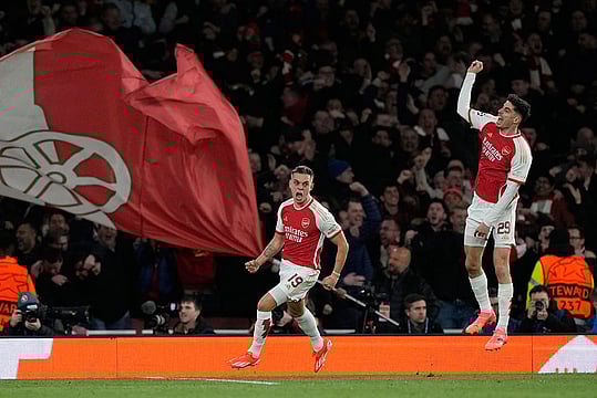 UCL QF 1st Leg: Arsenal Draw 2-2 Vs Bayern Munich - In Pics