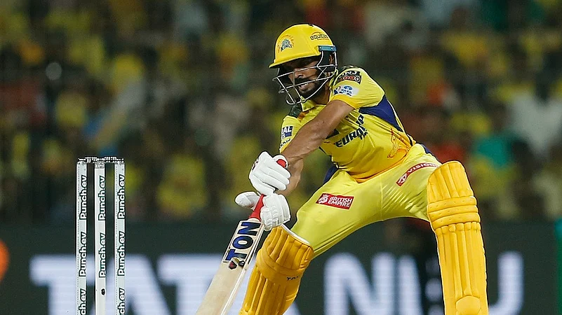 Ruturaj Gaikwad bats, CSK vs SRH, IPL 2024, AP photo