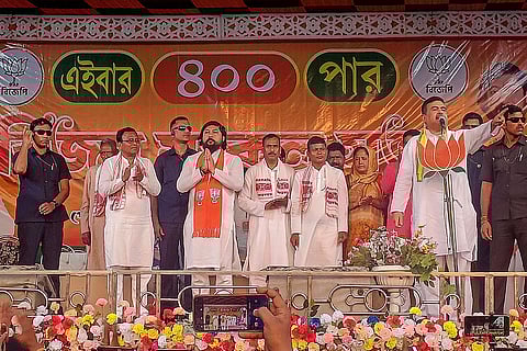 Nisith Pramanik's campaign for LS polls