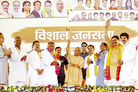 Yogi Adityanath campaigns for LS polls