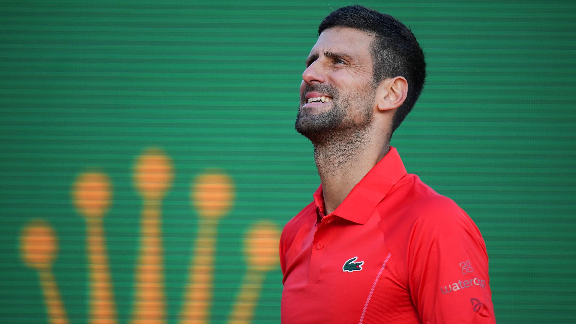 Daniel Cole/AP : Novak Djokovic has yet to win a tournament in 2024
