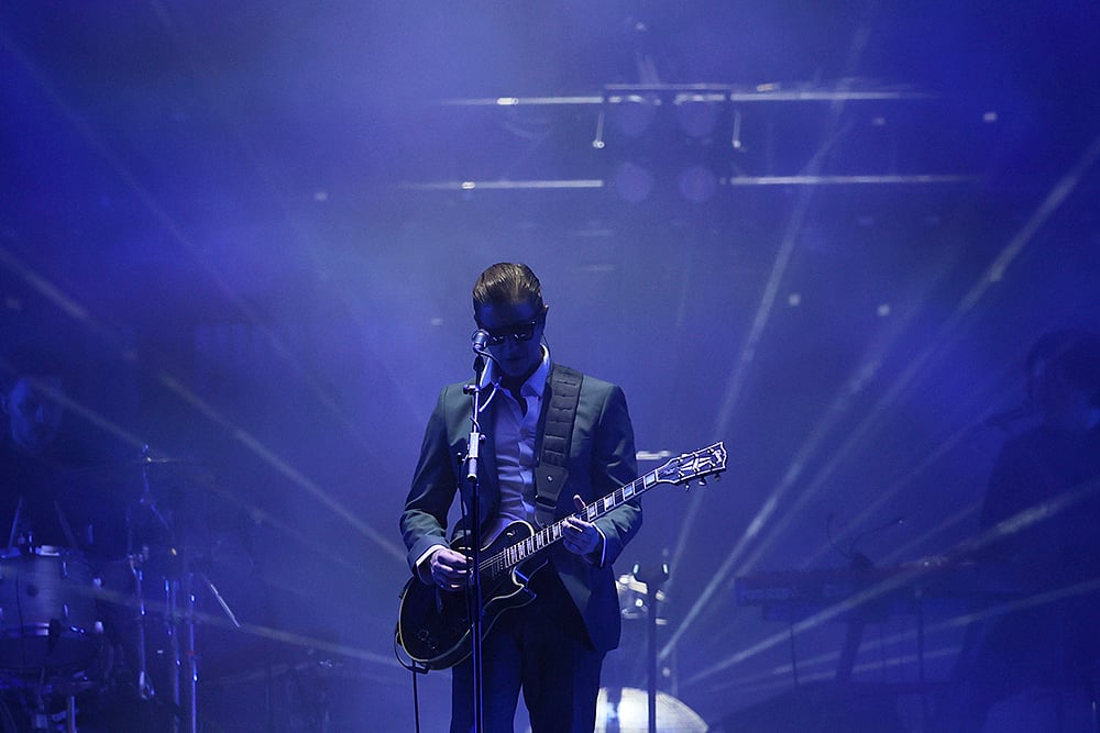 Interpol Performs A Free Concert