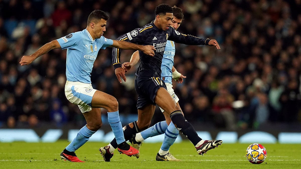 Rodri, Man City Vs Real Madrid, 
 Martin Rickett/PA Photo