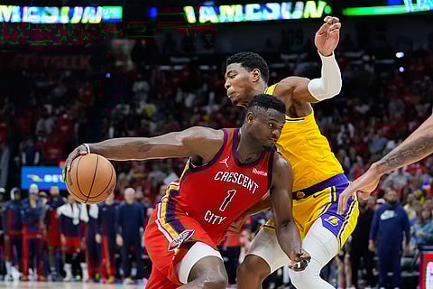 NBA: Los Angeles Lakers vs New Orleans Pelicans