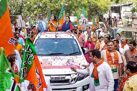 Bansuri Swaraj campaigns