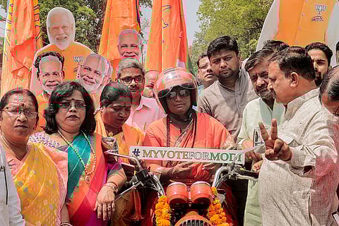 Rajalaxmi Manda campaigns in UP